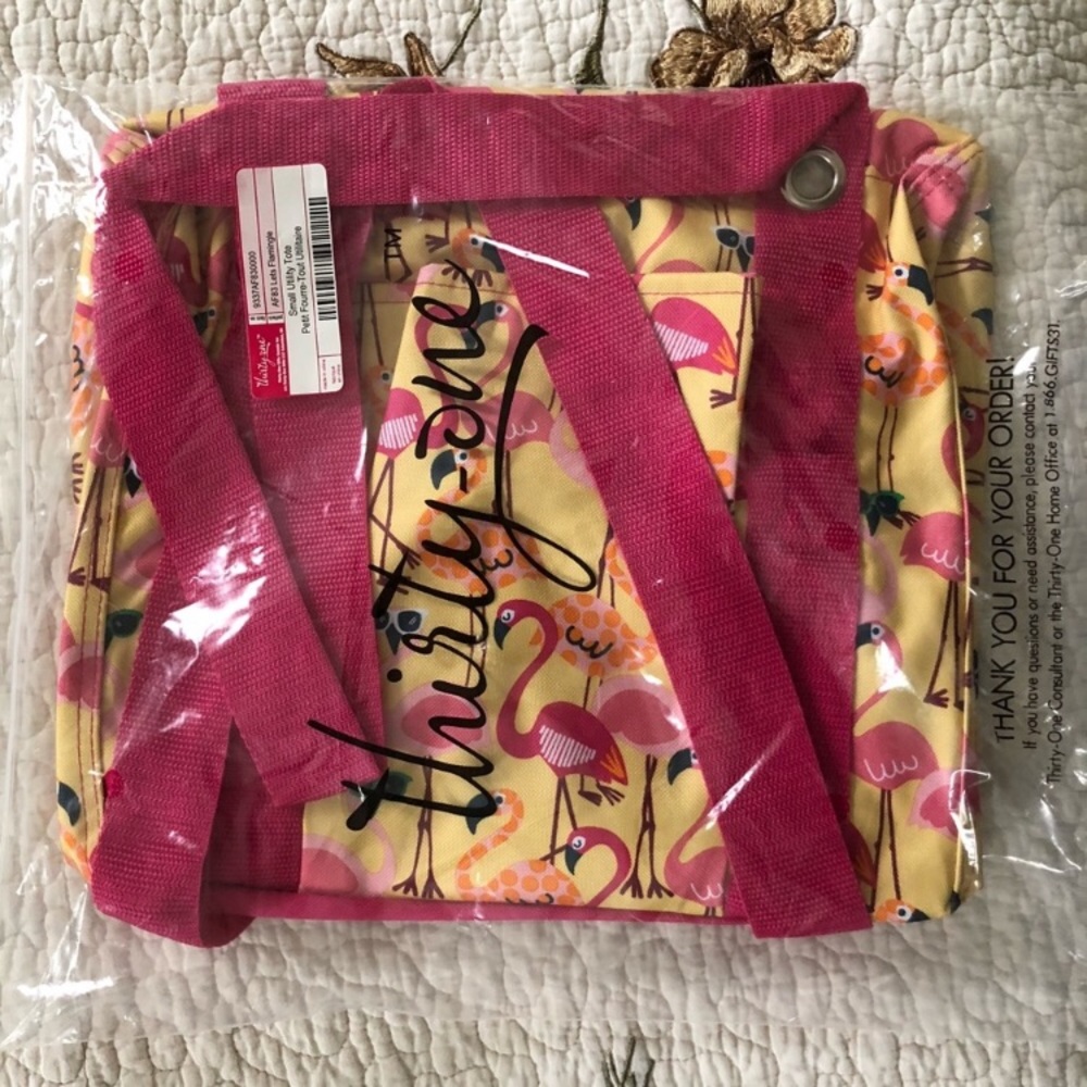 Thirty-one flamingo tote